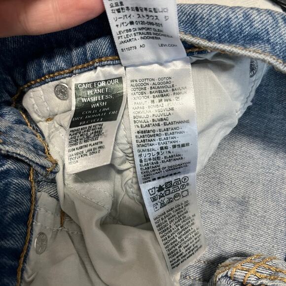 Levi’s Wedgie Straight Jeans Size 28 - Picture 4 of 7